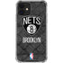 NBA Brooklyn Nets Dark Rust iPhone 12 Mini Clear Case