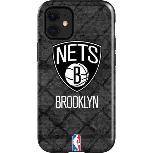 NBA Brooklyn Nets Dark Rust iPhone 12 Mini Impact Case
