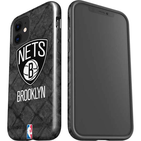 NBA Brooklyn Nets Dark Rust iPhone 12 Mini Impact Case