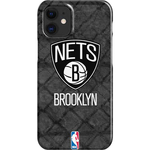 NBA Brooklyn Nets Dark Rust iPhone 12 Mini Lite Case
