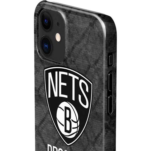 NBA Brooklyn Nets Dark Rust iPhone 12 Mini Lite Case