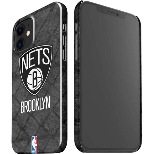 NBA Brooklyn Nets Dark Rust iPhone 12 Mini Lite Case