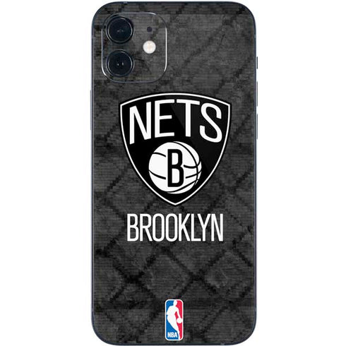 NBA Brooklyn Nets Dark Rust iPhone 12 Mini Skin