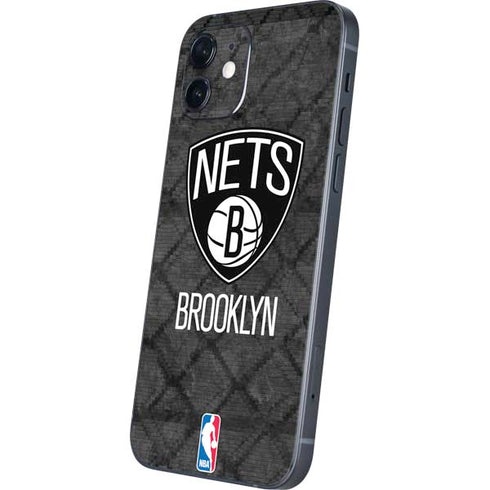 NBA Brooklyn Nets Dark Rust iPhone 12 Mini Skin