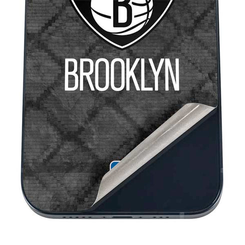 NBA Brooklyn Nets Dark Rust iPhone 12 Mini Skin