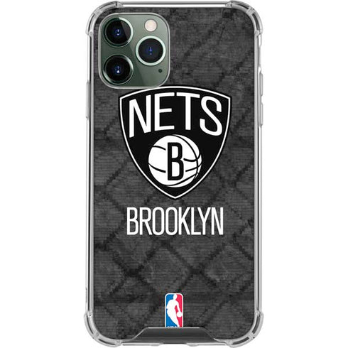 NBA Brooklyn Nets Dark Rust iPhone 12 Pro Max Clear Case