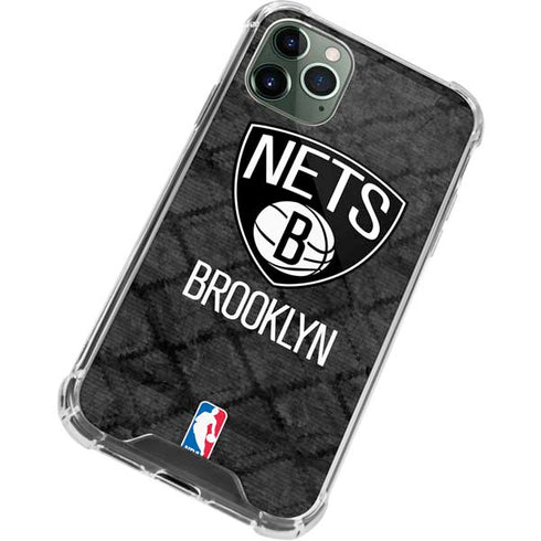 NBA Brooklyn Nets Dark Rust iPhone 12 Pro Max Clear Case