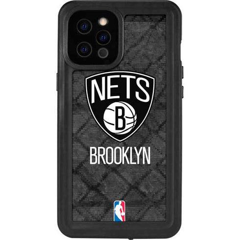NBA Brooklyn Nets Dark Rust iPhone 12 Pro Max Waterproof Case