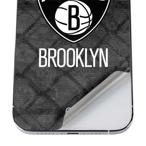 NBA Brooklyn Nets Dark Rust iPhone 12 Pro Skin