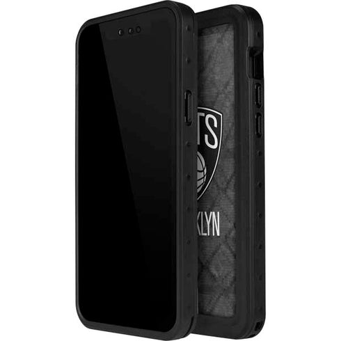 NBA Brooklyn Nets Dark Rust iPhone 12 Pro Waterproof Case