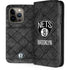 NBA Brooklyn Nets Dark Rust iPhone 13 Pro Folio Case