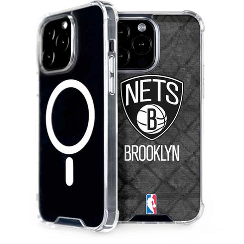 NBA Brooklyn Nets Dark Rust iPhone 13 Pro Max MagSafe Case