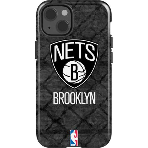 NBA Brooklyn Nets Dark Rust iPhone 15 Impact Case