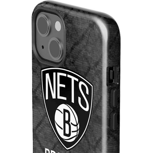 NBA Brooklyn Nets Dark Rust iPhone 15 Impact Case