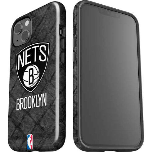 NBA Brooklyn Nets Dark Rust iPhone 15 Impact Case