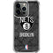 NBA Brooklyn Nets Dark Rust iPhone 15 Pro Clear Case