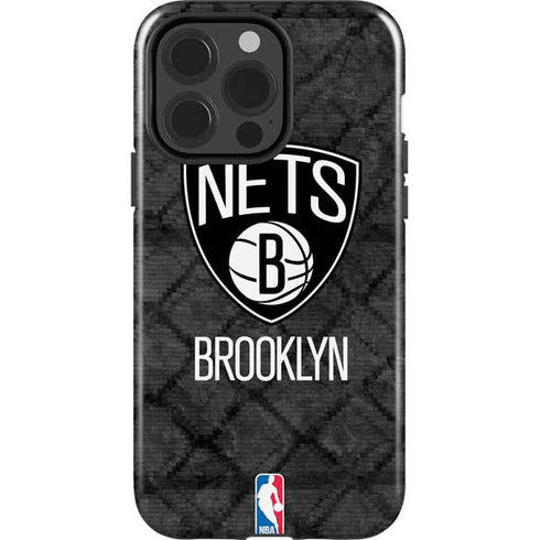 NBA Brooklyn Nets Dark Rust iPhone 14 Pro Impact Case