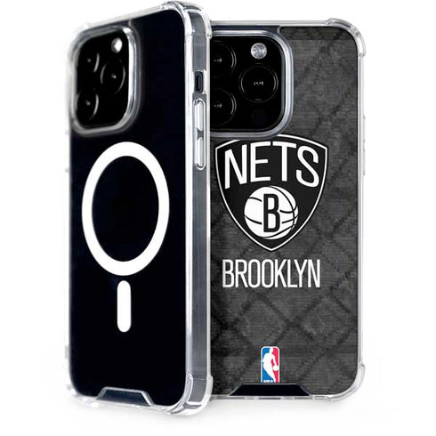 NBA Brooklyn Nets Dark Rust iPhone 14 Pro MagSafe Case