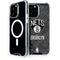NBA Brooklyn Nets Dark Rust iPhone 14 Pro Max MagSafe Case