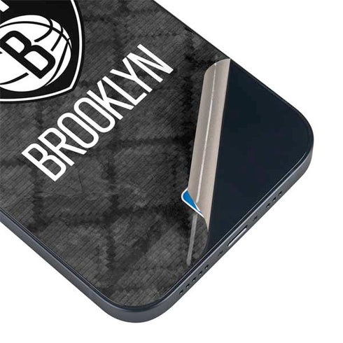 NBA Brooklyn Nets Dark Rust iPhone 14 Skin