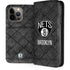 NBA Brooklyn Nets Dark Rust iPhone 15 Pro Max Folio Case