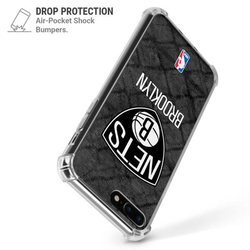 NBA Brooklyn Nets Dark Rust iPhone 7/8 Plus Clear Case