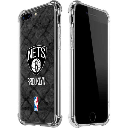 NBA Brooklyn Nets Dark Rust iPhone 7/8 Plus Clear Case