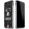 NBA Brooklyn Nets Dark Rust iPhone SE (2nd & 3rd Gen) Clear Case
