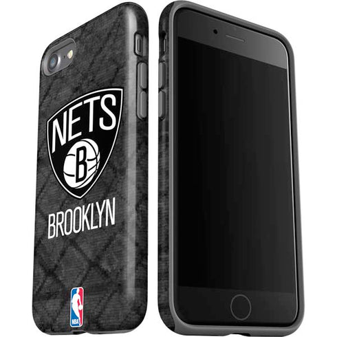 NBA Brooklyn Nets Dark Rust iPhone SE (2nd & 3rd Gen) Pro Case