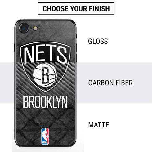 NBA Brooklyn Nets Dark Rust iPhone SE (2nd & 3rd Gen) Skin