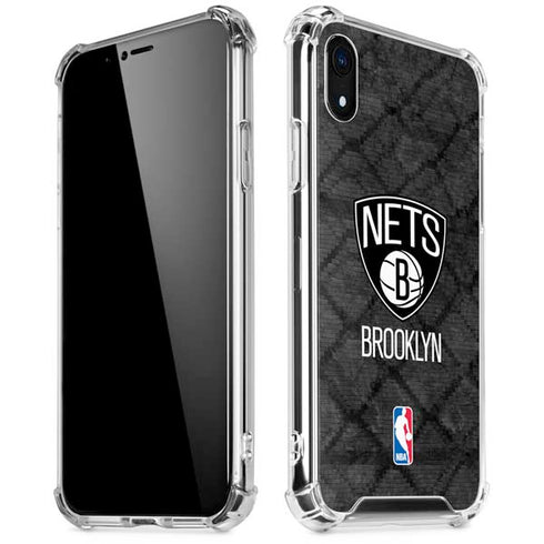 NBA Brooklyn Nets Dark Rust iPhone XR Clear Case