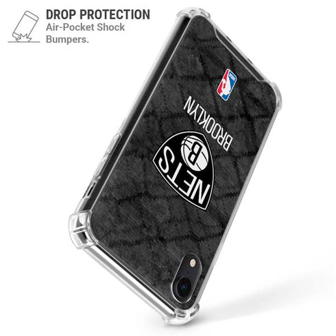 NBA Brooklyn Nets Dark Rust iPhone XR Clear Case