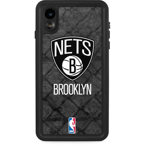 NBA Brooklyn Nets Dark Rust iPhone XR Waterproof Case
