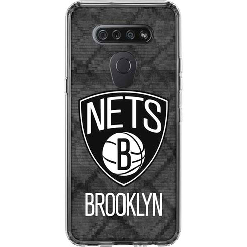 NBA Brooklyn Nets Dark Rust LG K51/Q51 Clear Case