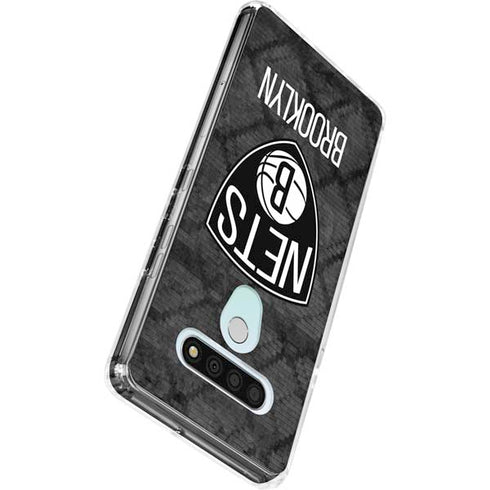 NBA Brooklyn Nets Dark Rust LG Stylo 6 Clear Case