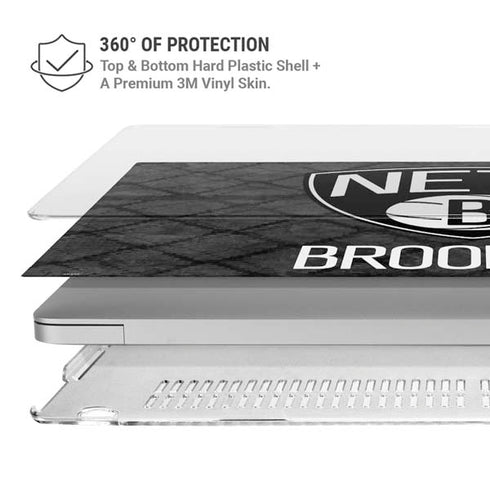 NBA Brooklyn Nets Dark Rust MacBook Air 13in M1 (2021) Case plus Skin