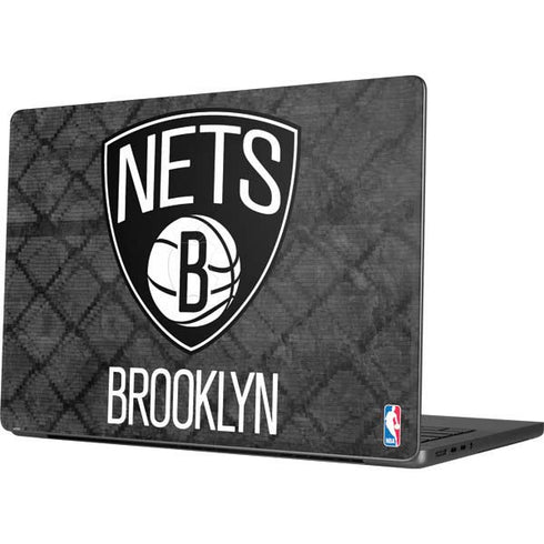 NBA Brooklyn Nets Dark Rust MacBook Pro 14in (2021-24) Skin