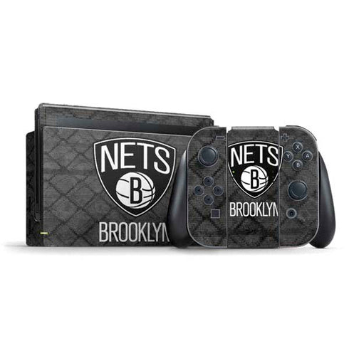 NBA Brooklyn Nets Dark Rust Nintendo Switch Bundle Skin