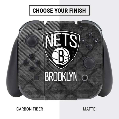 NBA Brooklyn Nets Dark Rust Nintendo Switch Bundle Skin
