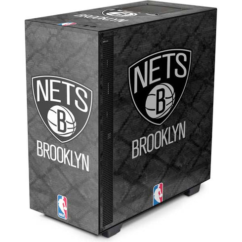 NBA Brooklyn Nets Dark Rust NZXT H510 Compact ATX Mid-Tower Case Skin
