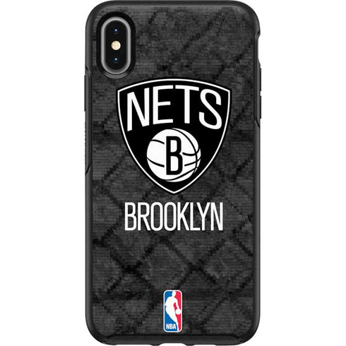 NBA Brooklyn Nets Dark Rust Otterbox Symmetry iPhone Skin