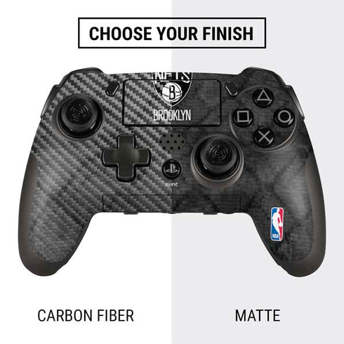 NBA Brooklyn Nets Dark Rust PlayStation Scuf Vantage 2 Controller Skin