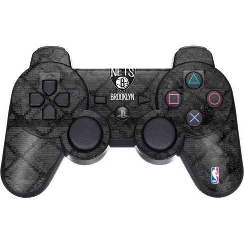 NBA Brooklyn Nets Dark Rust PS3 Dual Shock wireless controller Skin