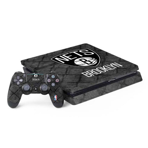 NBA Brooklyn Nets Dark Rust PS4 Slim Bundle Skin
