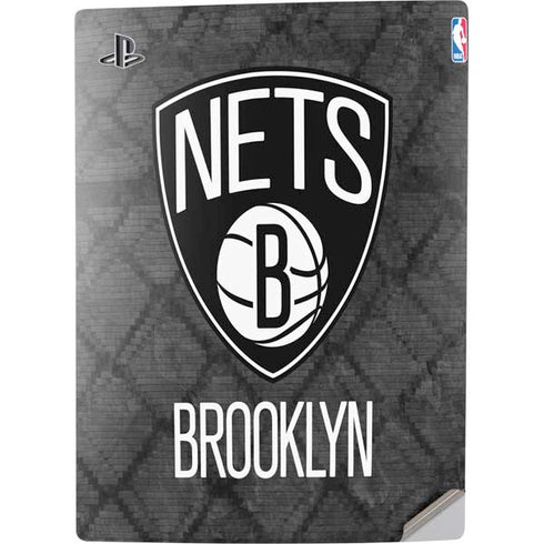 NBA Brooklyn Nets Dark Rust PS5 Digital Edition Console Skin