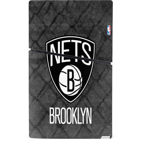 NBA Brooklyn Nets Dark Rust PS5 Slim Digital Edition Bundle Skin