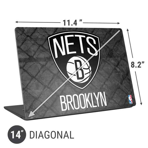 NBA Brooklyn Nets Dark Rust Universal Laptop 14in (11.4 x 8.2in) Skin