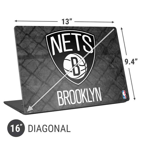 NBA Brooklyn Nets Dark Rust Universal Laptop 16in (13 x 9.4in) Skin