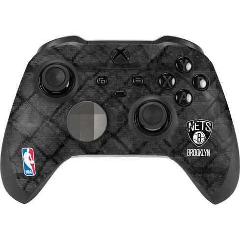 NBA Brooklyn Nets Dark Rust Xbox Elite Wireless Controller Series 2 Skin