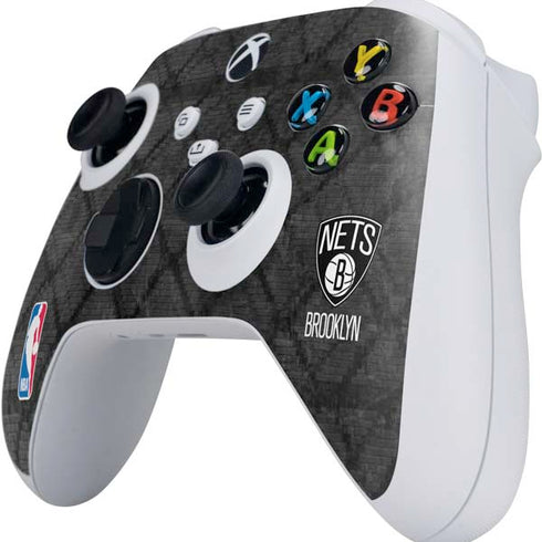 NBA Brooklyn Nets Dark Rust Xbox Series S Controller Skin
